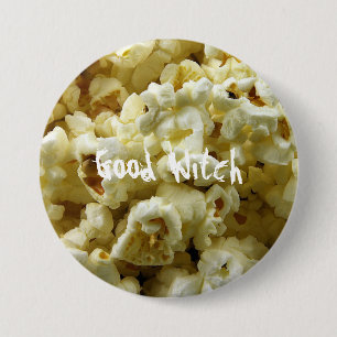popcorn Halloween 3 Inch Round Button