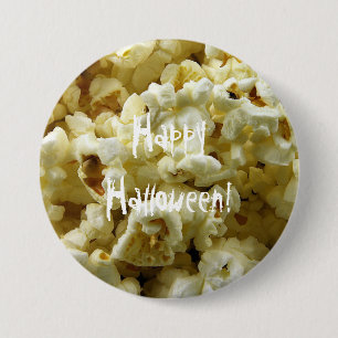 popcorn Halloween 3 Inch Round Button