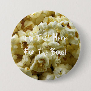 popcorn Halloween 3 Inch Round Button
