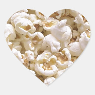 Popcorn Heart Sticker