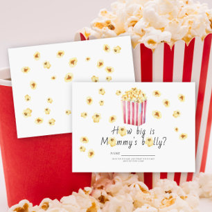 Popcorn How big is mommy's belly game Enclosure Card