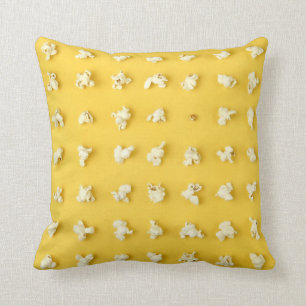 Popcorn Kernels Throw Pillow