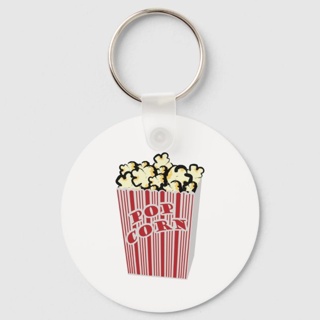 Popcorn Keychain! Keychain (Front)
