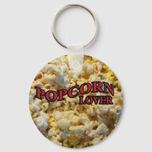 Popcorn Lover Gifts and Apparel Keychain