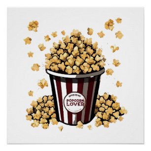 Popcorn Lover Poster
