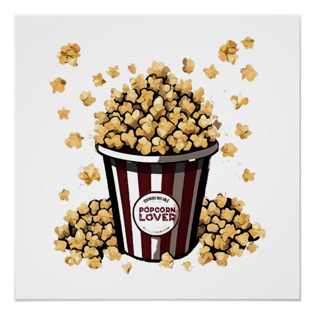 Popcorn Lover Poster (Front)