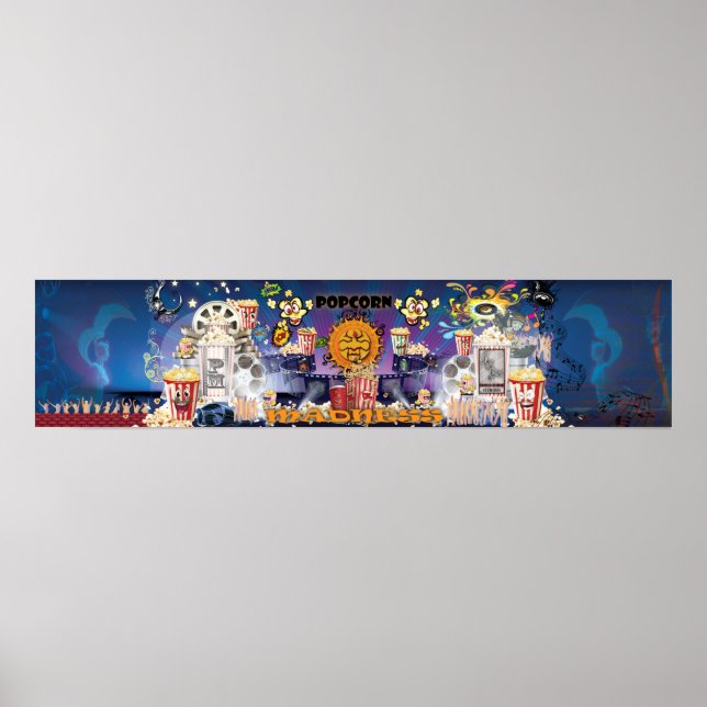 Popcorn Madness Poster (Front)
