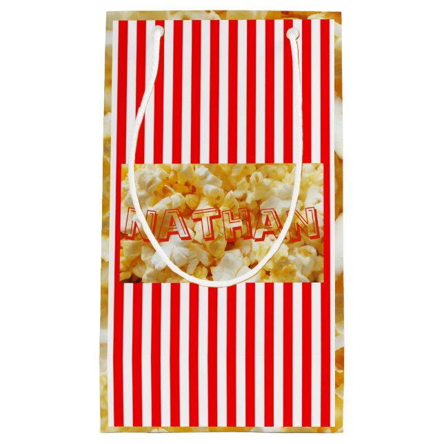 Popcorn movie theatre  gift bag (Front)