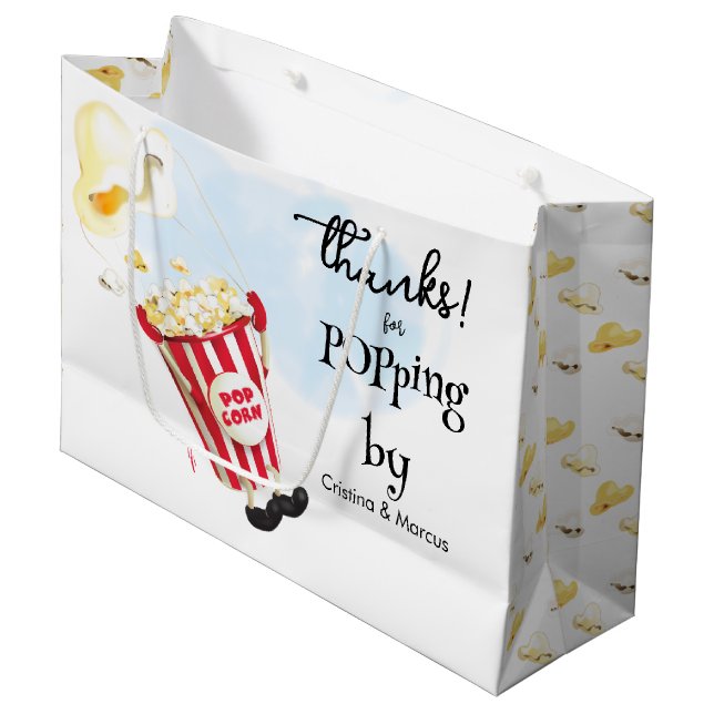 Popcorn Popping By Large Gift Bag (Front Angled)