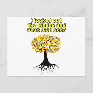 Popcorn Popping On The Apricot Tree Postcard