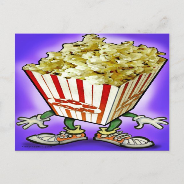 Popcorn Postcard (Front)