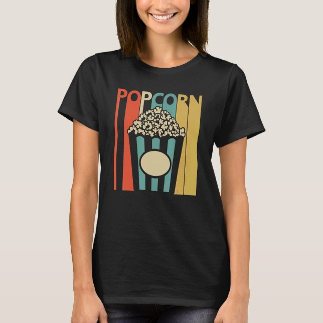 Popcorn Snacks T-Shirt (Front)