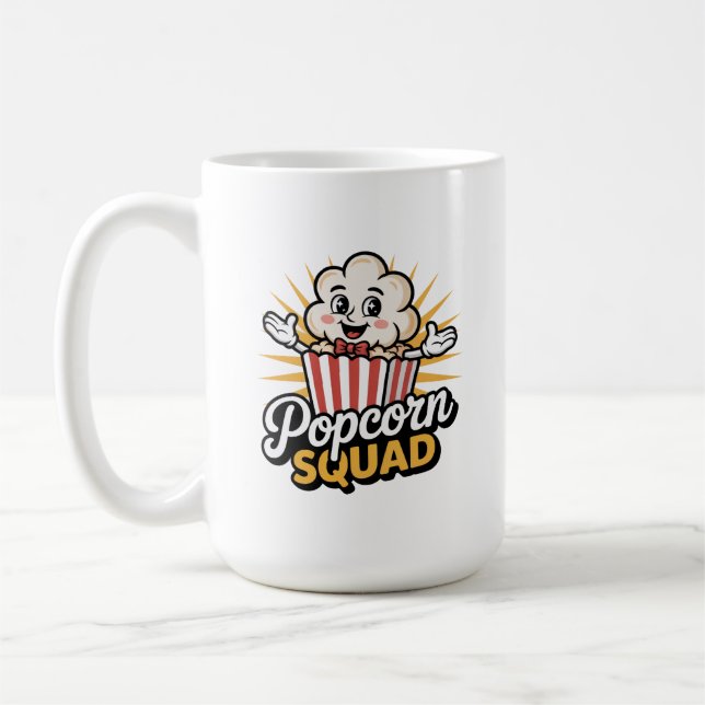  Popcorn Squad Coffee Mug (Left)
