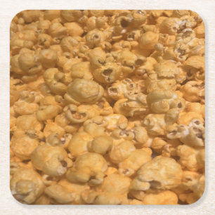 Popcorn Square Paper Coaster