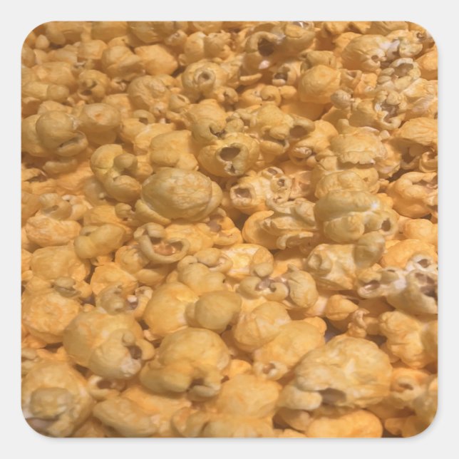 Popcorn Square Sticker (Front)
