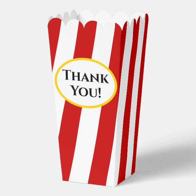 Popcorn styled favor box (Back)