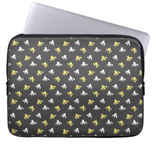Popcorn Tablet Case (Dark Grey & Butter Yellow)