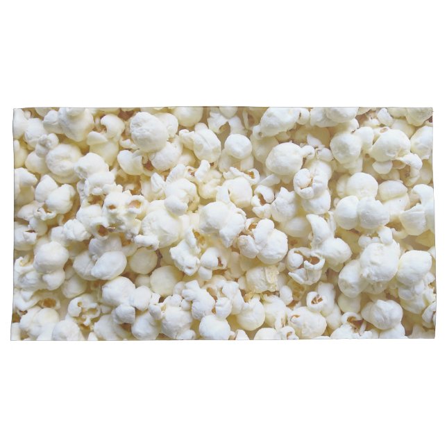 Popcorn Texture Photography and retro stripes Pillowcase (Front-Right)