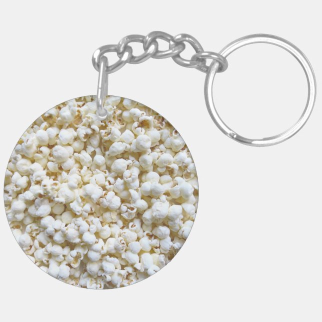 Popcorn Texture Photography Keychain (Back Left)