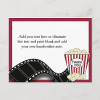 Popcorn Thank You Card