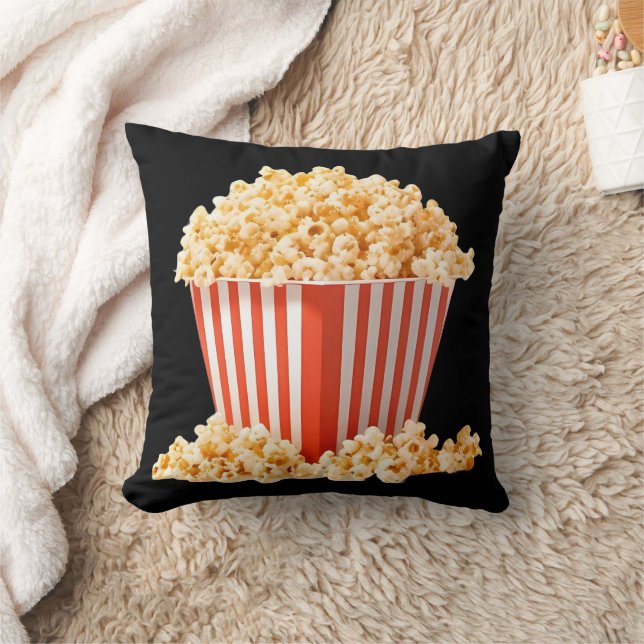 Popcorn Throw Pillow (Blanket)