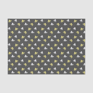 Popcorn Tissue Paper (Dark Grey & Butter Yellow)