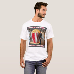 Popcorn Tout homme blanc T-shirt