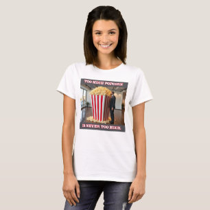 Popcorn Toutes les femmes blanc T-shirt