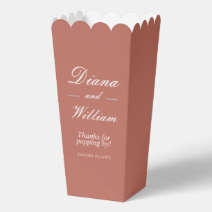Popcorn Wedding Favour Box