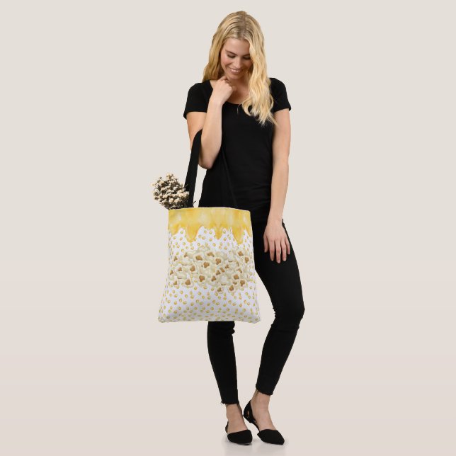 Popcorn with Melted Butter Tote Bag (On Model)