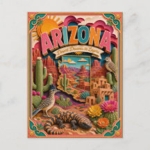 PopCut States Arizona Colourful 3D Paper Art