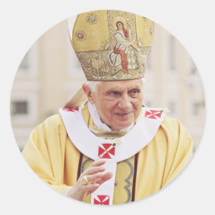 Pope Benedict XVI Classic Round Sticker