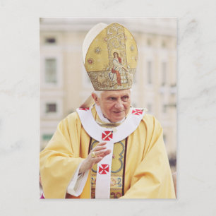 Pope Benedict XVI Holiday Postcard