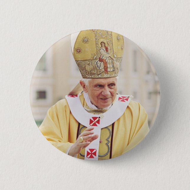 Pope Benedict XVI Poster 2 Inch Round Button (Front)