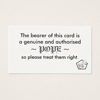 Pope Card