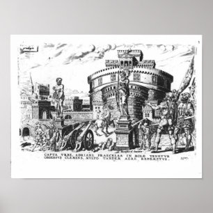 Pope Clement VII  is Held Besieged by Charles V Poster