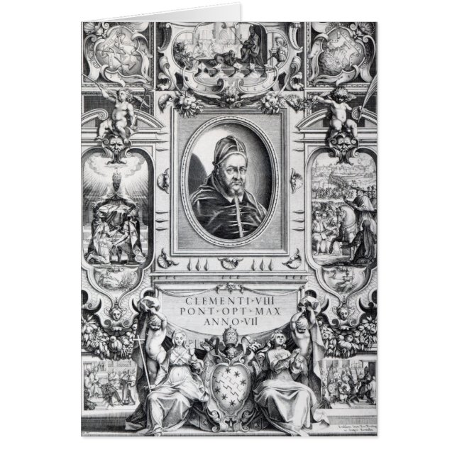 Pope Clement VIII, surrounded (Front)