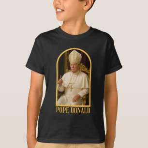 Pope Donald Trump Pope Trump Political Satire Funn T-Shirt