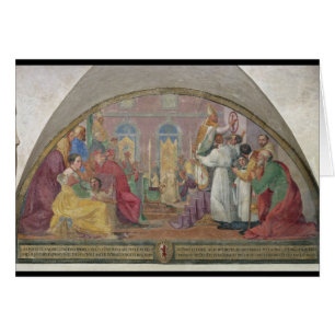 Pope Eugene IV Consecrating the convent of San Mar