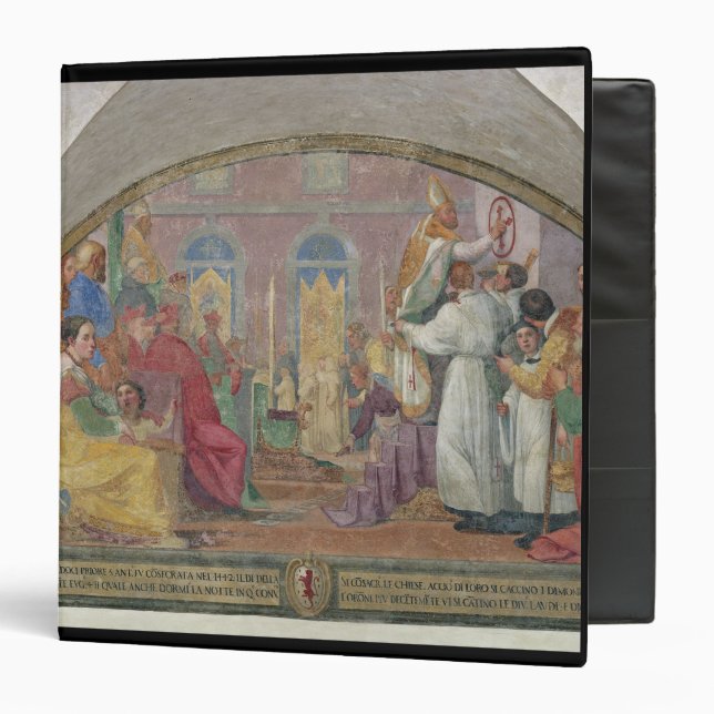 Pope Eugene IV Consecrating the convent of San Mar Binder (Front/Inside)