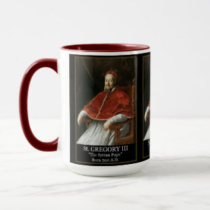 Pope Gregory III "The Syrian Pope"  Gift Mug