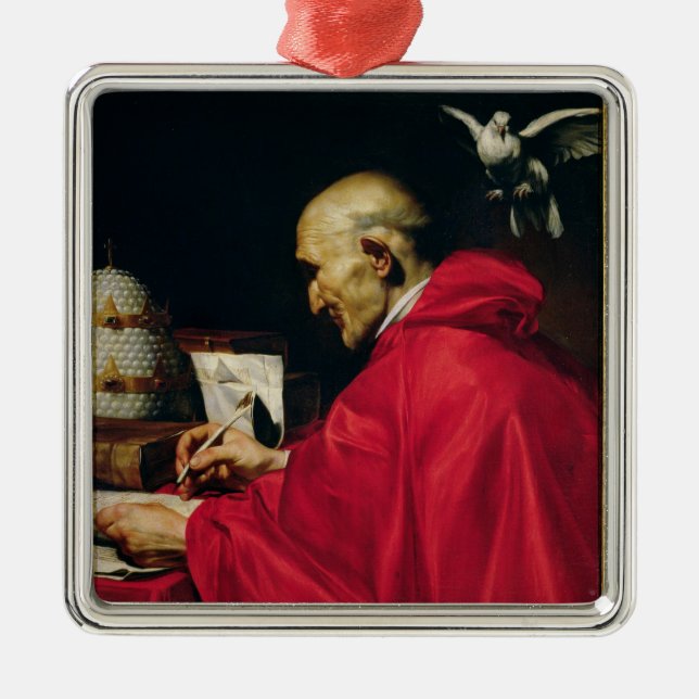 Pope Gregory the Great Metal Ornament (Front)