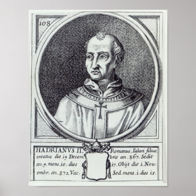 Pope Hadrian II Poster (Front)