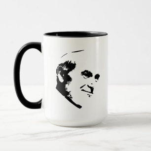 Pope John Paul II Face White Mug