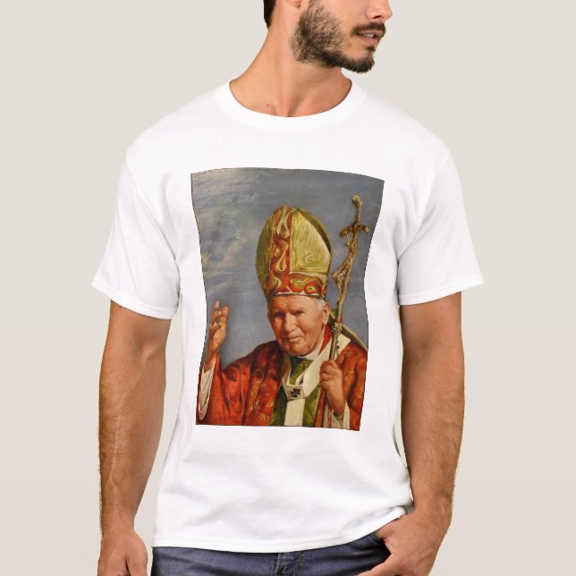 Pope John Paul II h T-Shirt (Front)