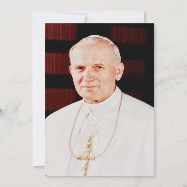 Pope John Paul II Invitation (Front)