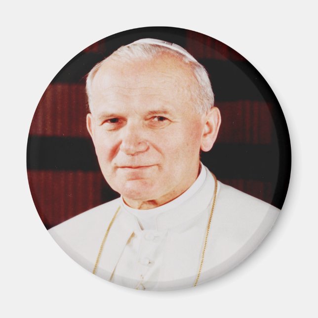 Pope John Paul II Magnet (Front)