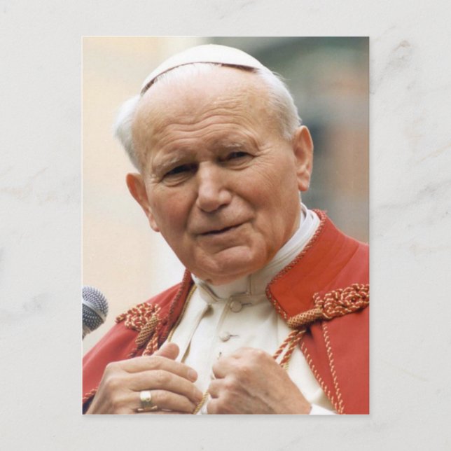 Pope John Paul II Prayer Beatification Card (Front)