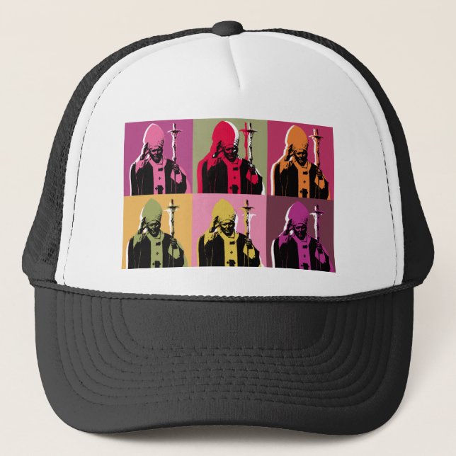 Pope John Paul II Trucker Hat (Front)
