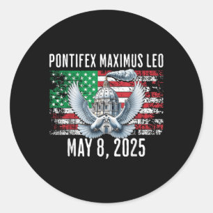 Pope Leo 2025 Pope Leo Classic Round Sticker